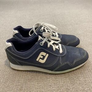 FootJoy Golf Shoes 92387 Womens 8 M Blue Casual Spikeless Leather Golf Athletic